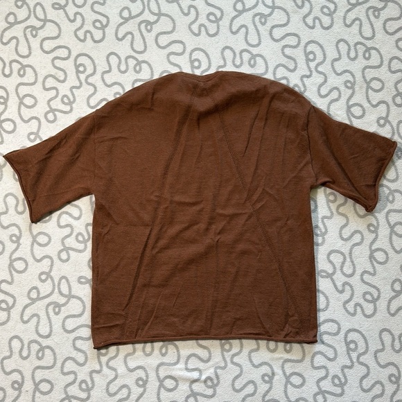 Rag & Bone Mandee Cashmere Short Sleeve Top - Picture 4 of 6